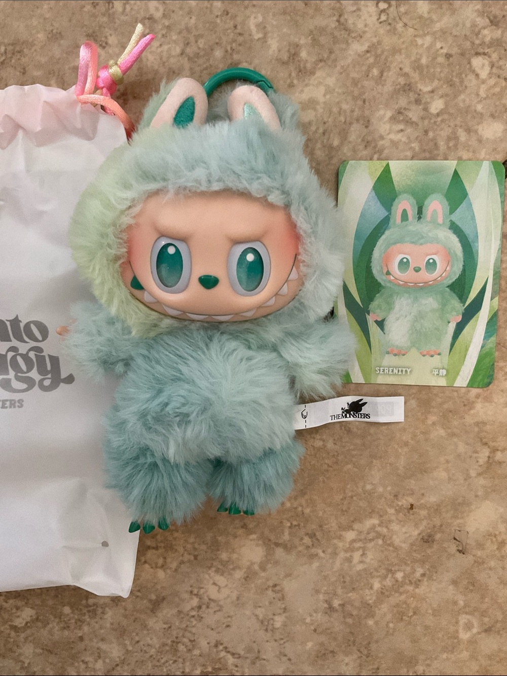 Pop Mart LABUBU - Big into Energy Vinyl Plush Pendant Blind Box- SERENITY